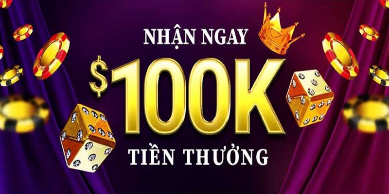 Cổng game có chương trình tặng 100K cho hội viên